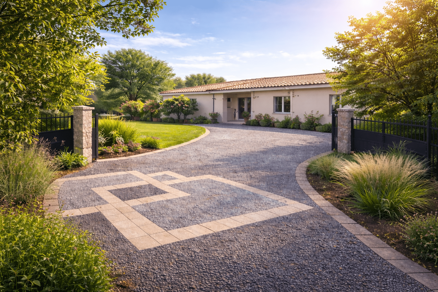 avant/après terrassement complet